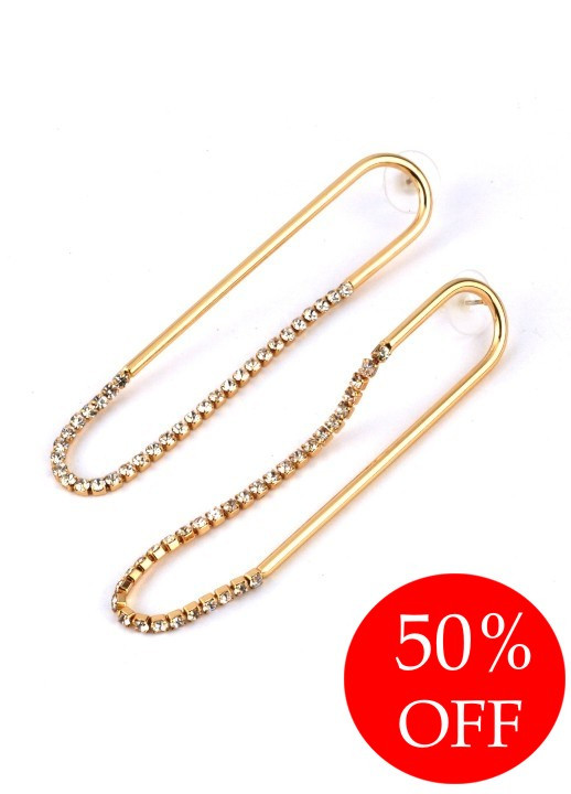 Серьги петля длина 7,5см, серебро 925