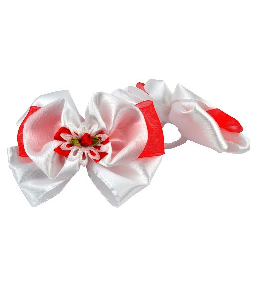 Дитячі банти білі Р1220-1к2 пара