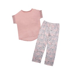 Пижама женская брюки и футболка 13329 XL
