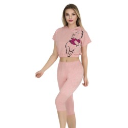 Домашній костюм пудровий KP05037  L/XL