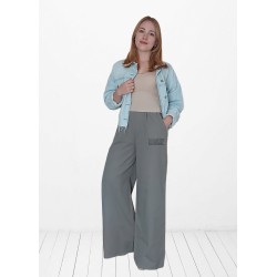 Брюки палаццо cotton Q 01091-1