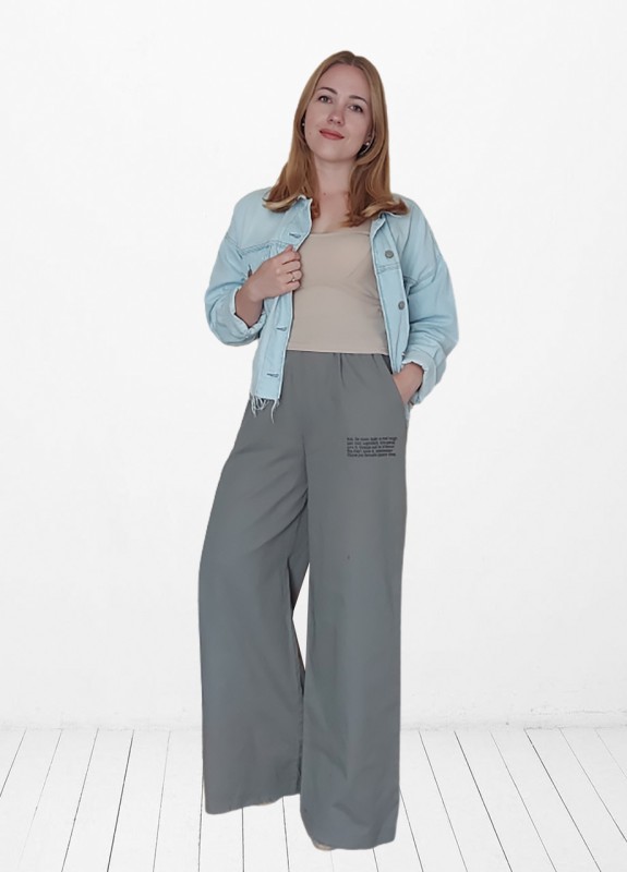 Брюки палаццо cotton Q 01091-1