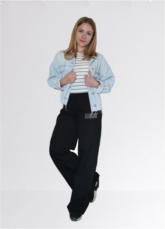 Штани палаццо cotton Q 01091-2