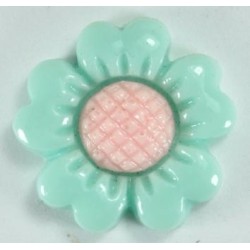 Кабашоны серединки цветочек 50шт Ф2,4см (мятные) 15-2