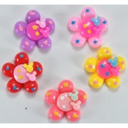 Серединки для канзаши цветок 50шт Ф2см (микс) 31-1
