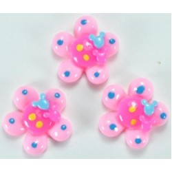 Серединки для канзаши цветок 50шт Ф2см (св.-розовые) 31-5