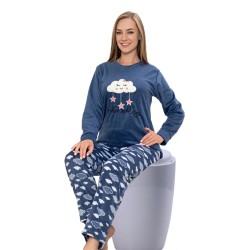 Флисовая пижама женская 90115 XL
