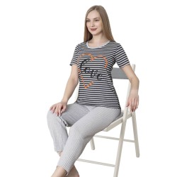 Пижама домашний костюм брюки футболка C34528