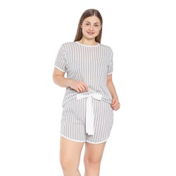 Пижама шорты и футболка  P1452