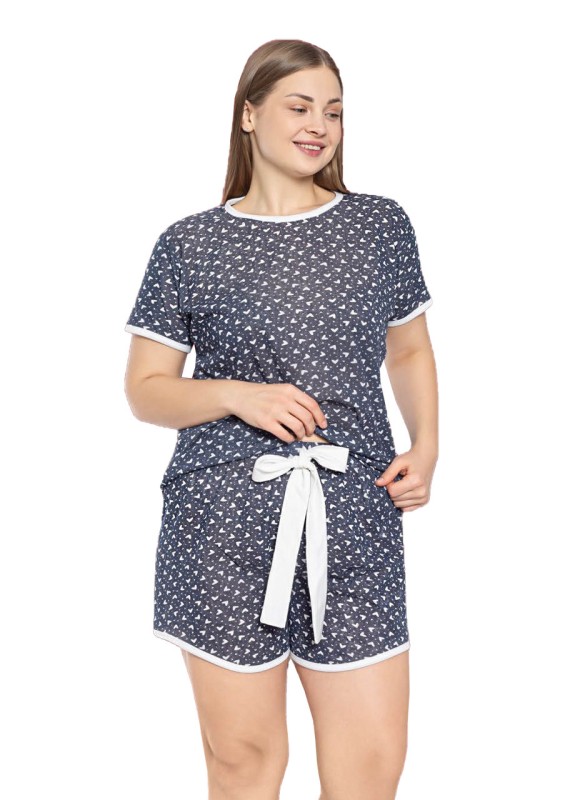 Пижама шорты и футболка P1454 XL