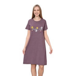 Домашнее платье ночная сорочка трикотаж P1354-XL