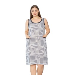 Домашнее платье ночная сорочка трикотаж P459-2XL