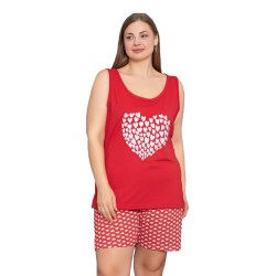 Пижама шорты и майка  P412 XL