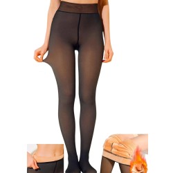 Колготы на флисе 200ден с эффектом голой ножки (размер 46-54) T0298 One Size