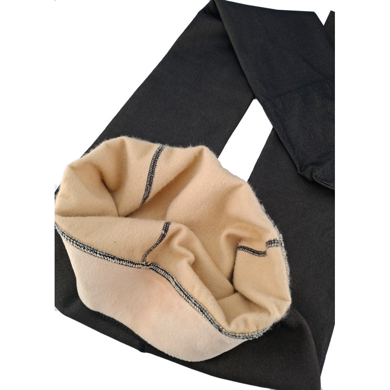 Колготы на флисе 200ден с эффектом голой ножки (размер 46-54) T0298 One Size