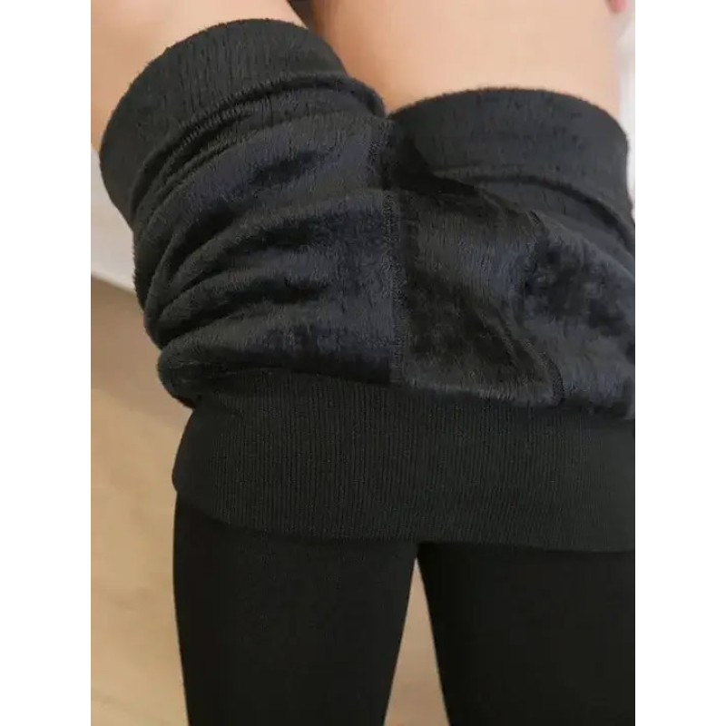 Лосины утепленные на меху р46-54 T0405 One Size