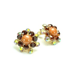 Серьги гвоздики СГ1550-4-4-1