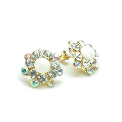 Серьги гвоздики СГ1550-4-4-3