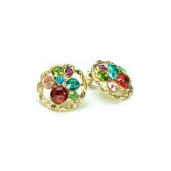 Серьги гвоздики СГ1550-4-17-2
