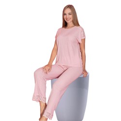 Пижама женская хлопок брюки футболка ML4062
