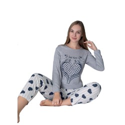 Женская пижама с длинным рукавом U6539 XXL
