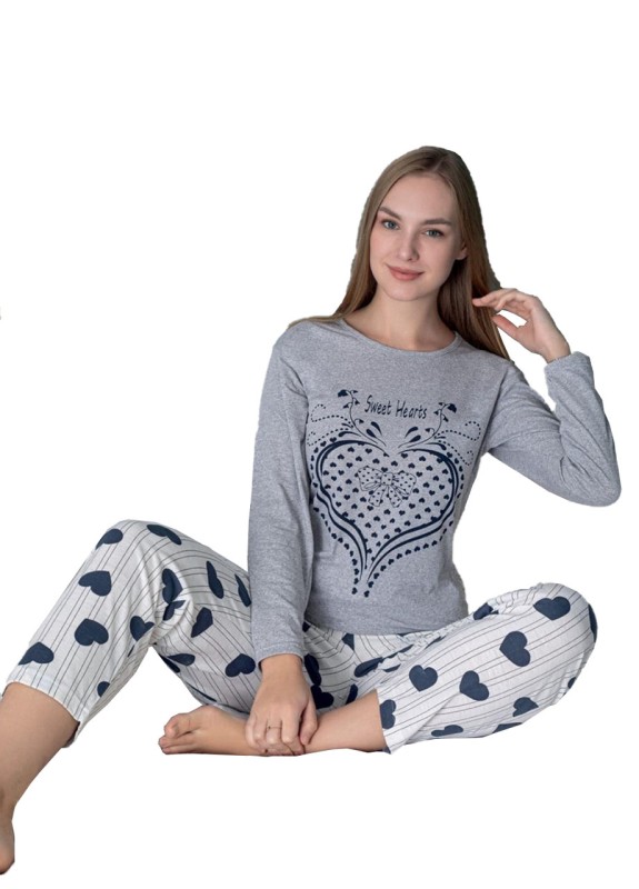 Женская пижама с длинным рукавом U6539 XXL