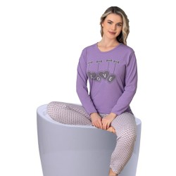 Жіноча піжама з довгим рукавом  U6700