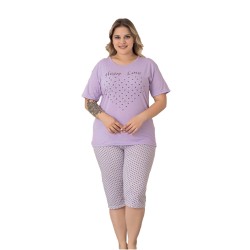 Пижама женская капри и футболка U7216