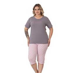 Пижама женская капри и футболка U7213 XL