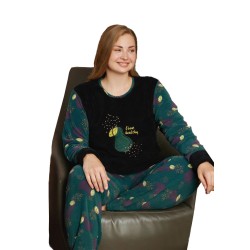 Піжама жіноча флісова E14226 4XL