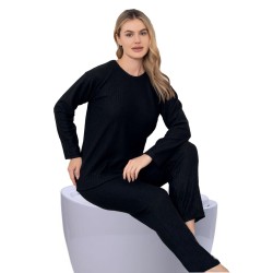 Піжама жіноча чорна P2205