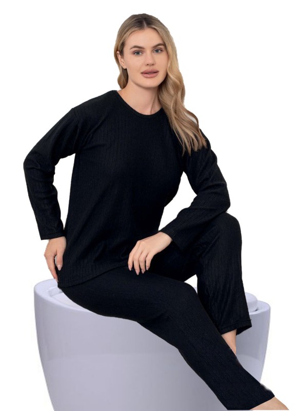 Піжама жіноча чорна P2205