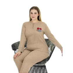 Піжама жіноча Батал бежева P07013 3ХL
