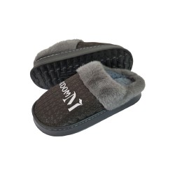 Капці домашні чоловічі сірі маламірні t571