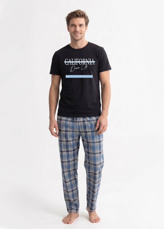 Пижама мужская хлопок U8189-21