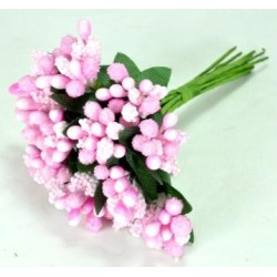 Тичинки для рукоділля 12шт 6,5 см св.-рожеві ТЧ065-9/12