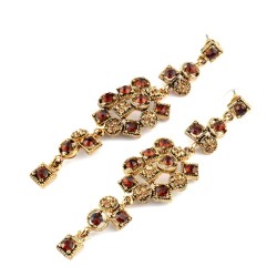 Серьги длинные СГ2860-5 длина 8,5см