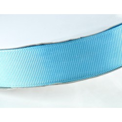 Репсова стрічка 25мм 91м блакитний ЛР25-0070