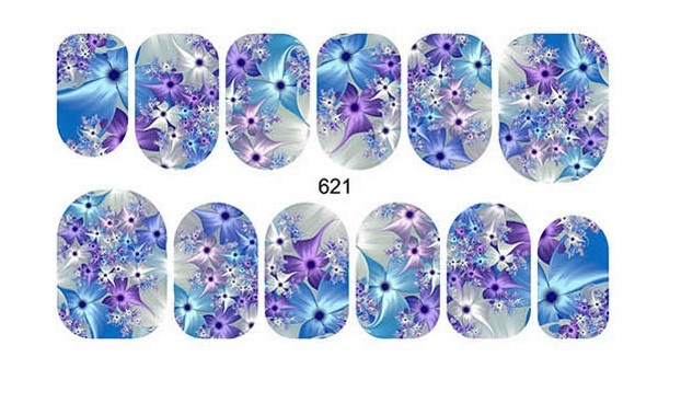 621 наклейки ВОДНЫЕ